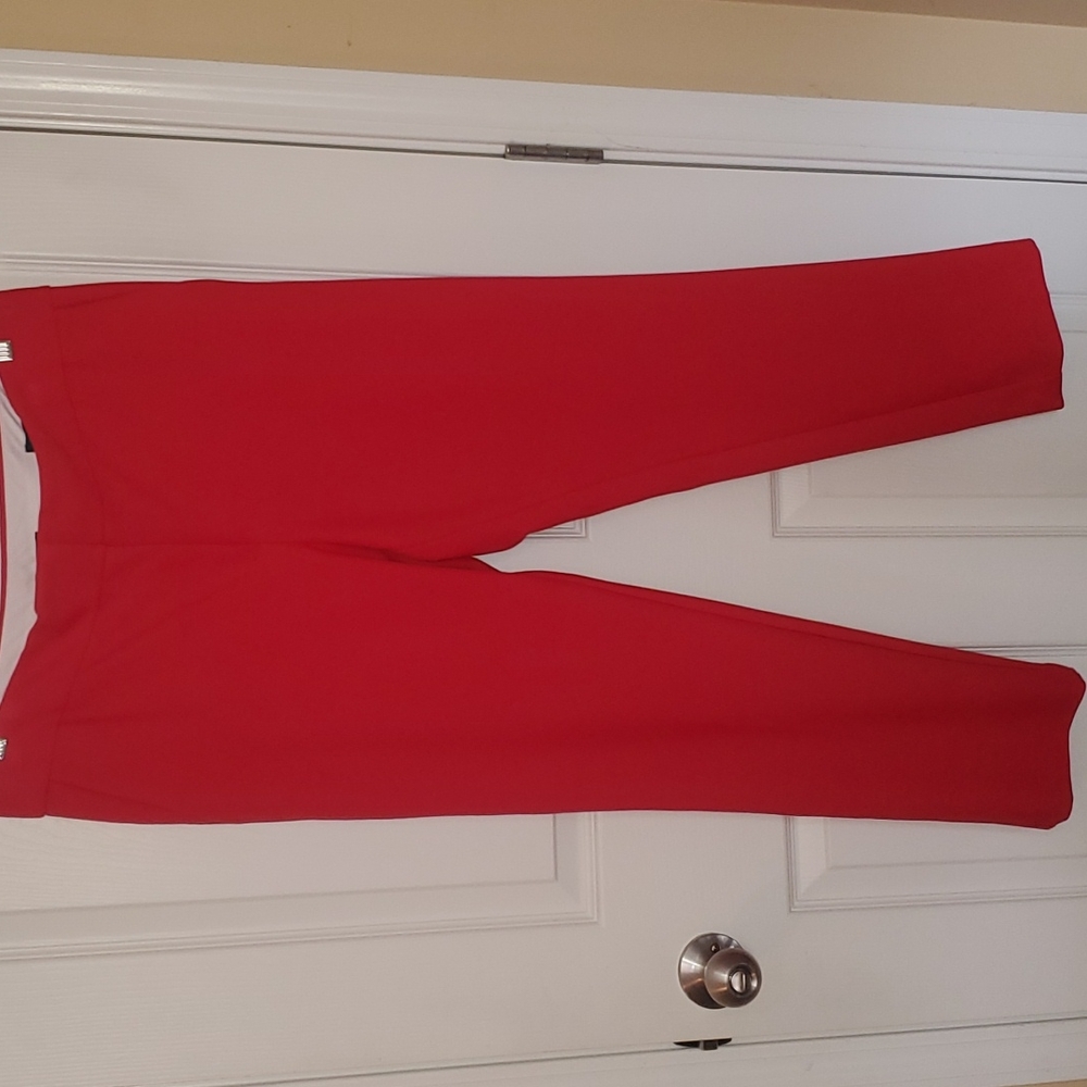 LOFT Red  Marisa Pant Size 10